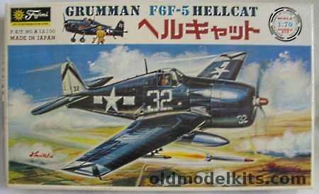 Fujimi 1/70 Grumman F6F-5 Hellcat - (F6F5), A12-100 plastic model kit